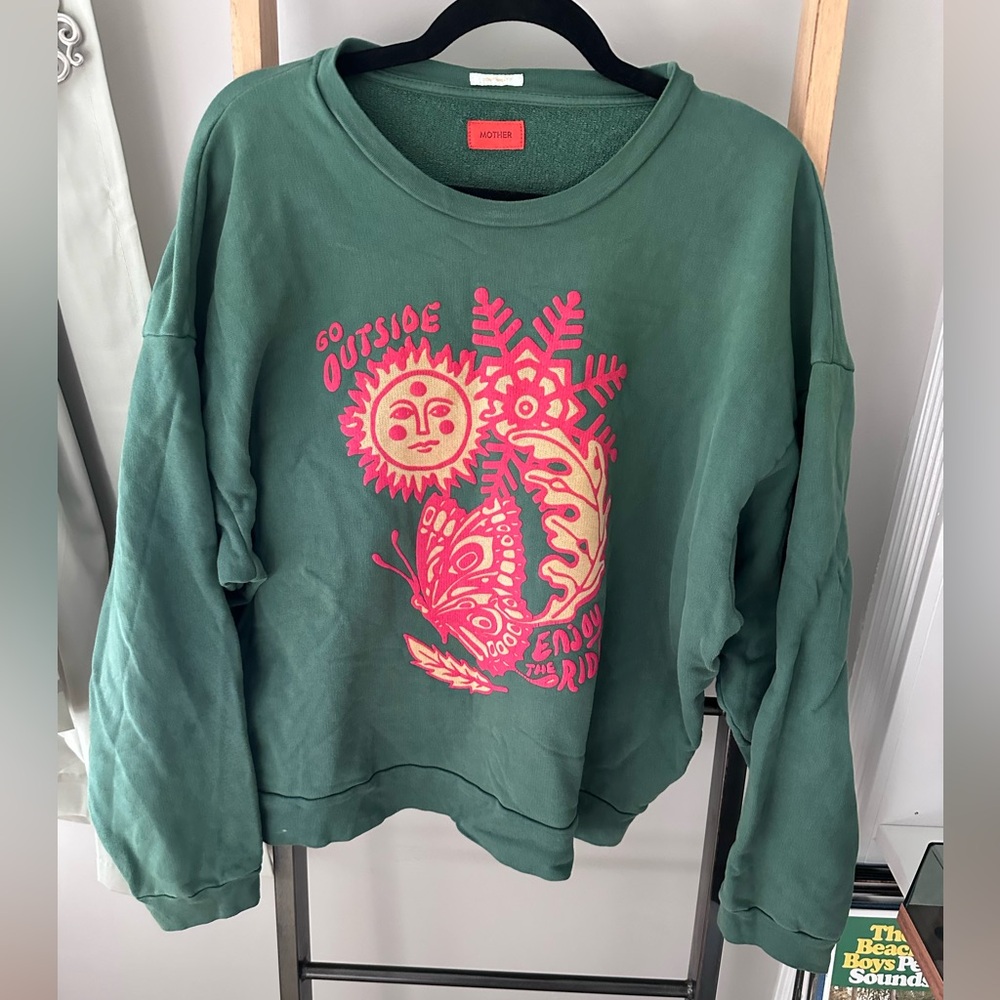 MOTHER crewneck seeatshirt